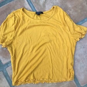 yellow shirt